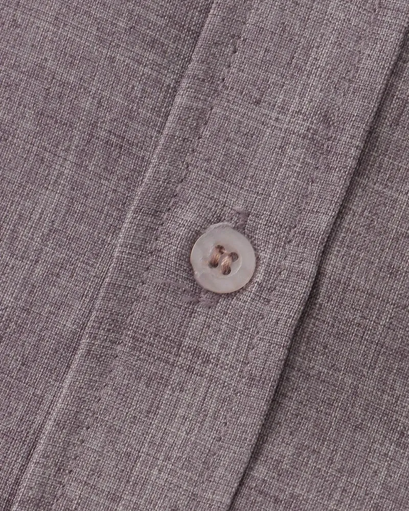 Domoir | Classic Solid Cotton Shirt