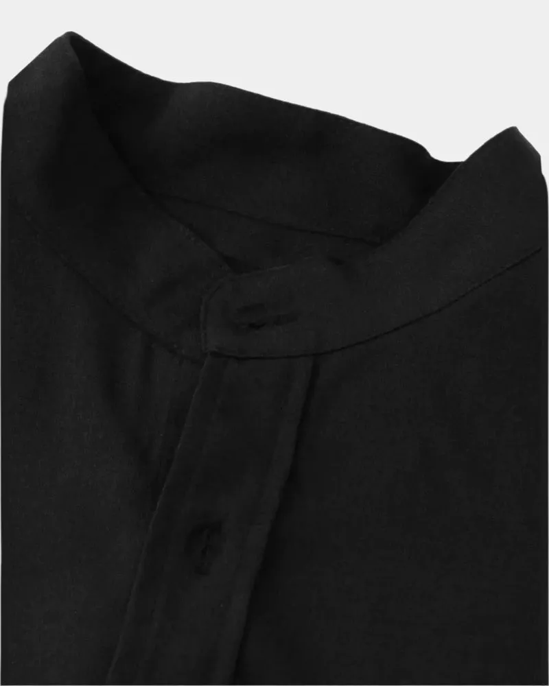 Domoir | Classic Solid Cotton Shirt