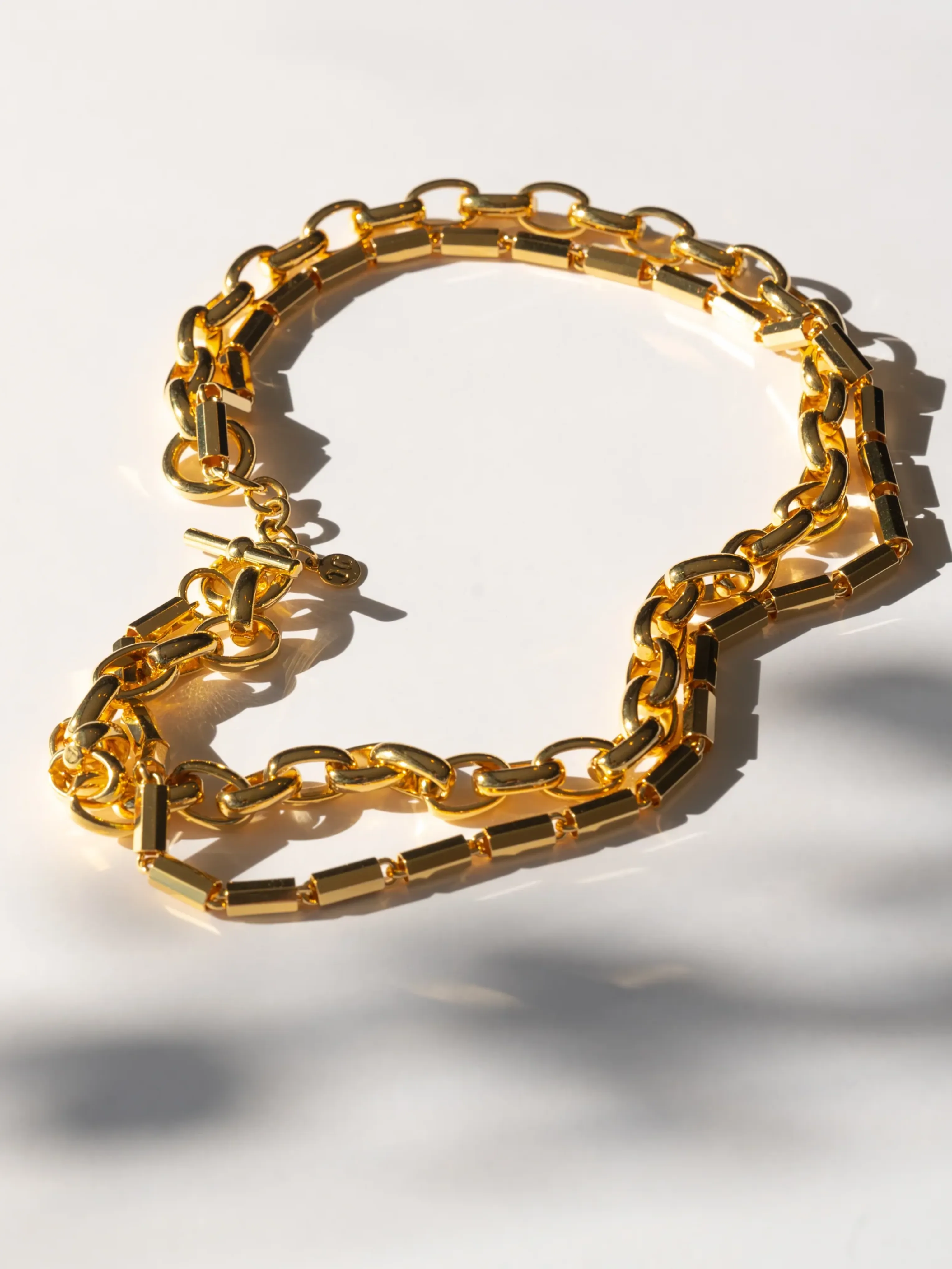 Double Link Chain Necklace