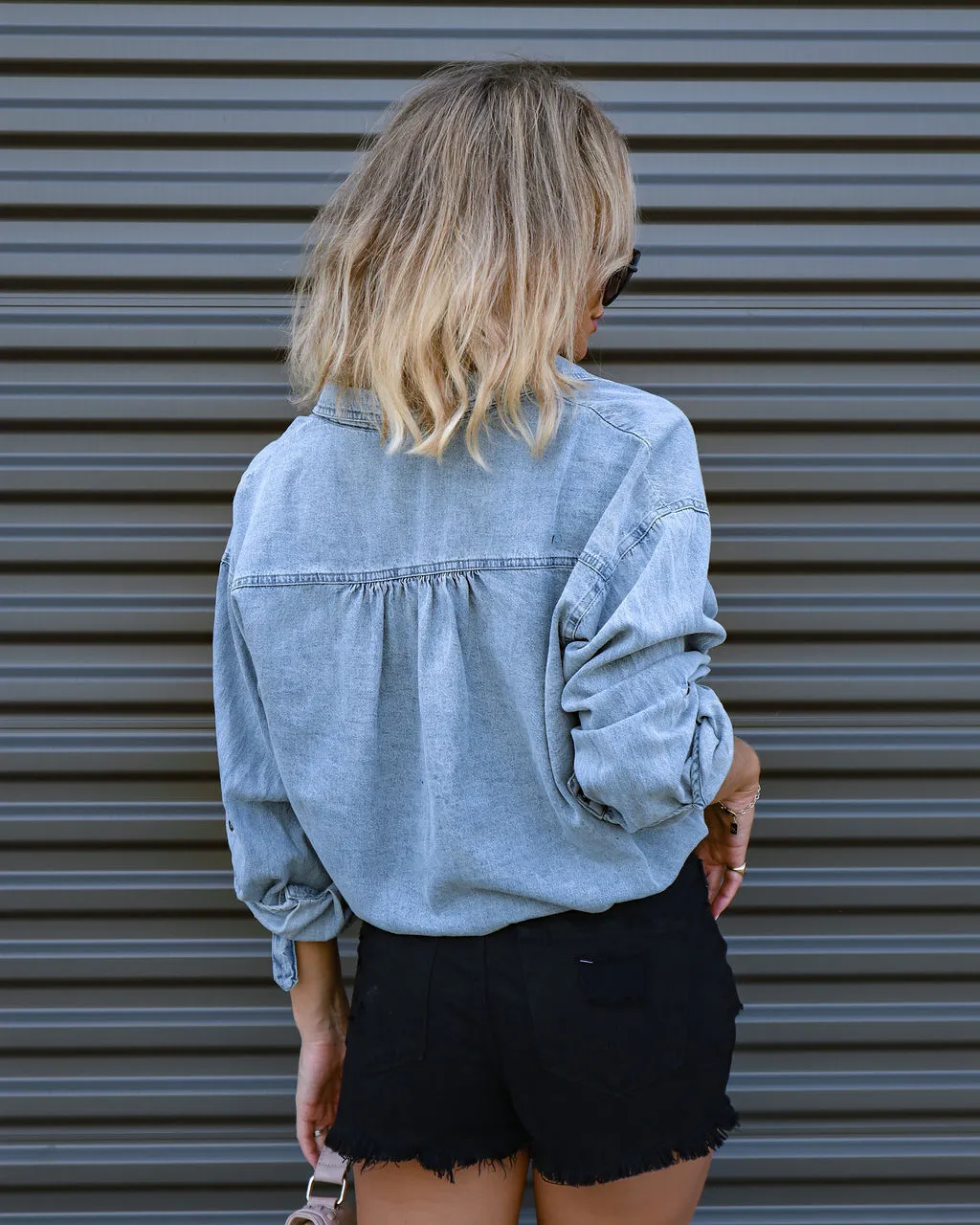Double Pocket Denim Shirt