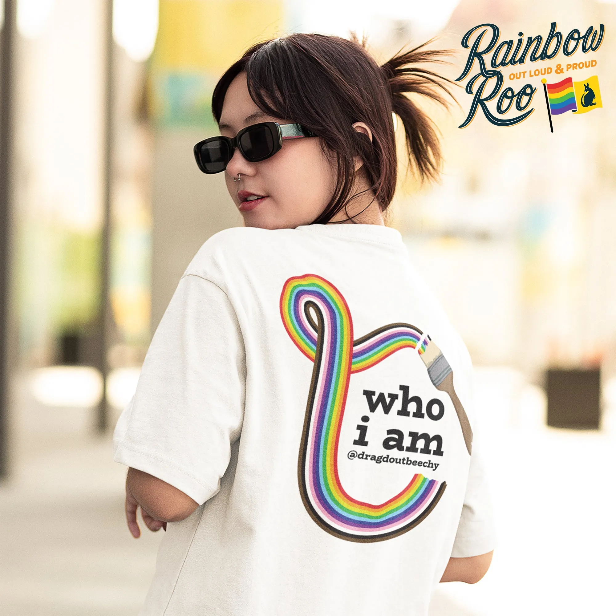 Drag'd Out Beechworth - I Am Who I Am T-Shirt Double Sided Unisex (LG153)