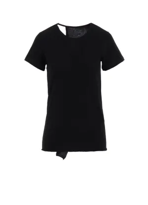 DRAPE DESIGN SHORT SLEEVE T