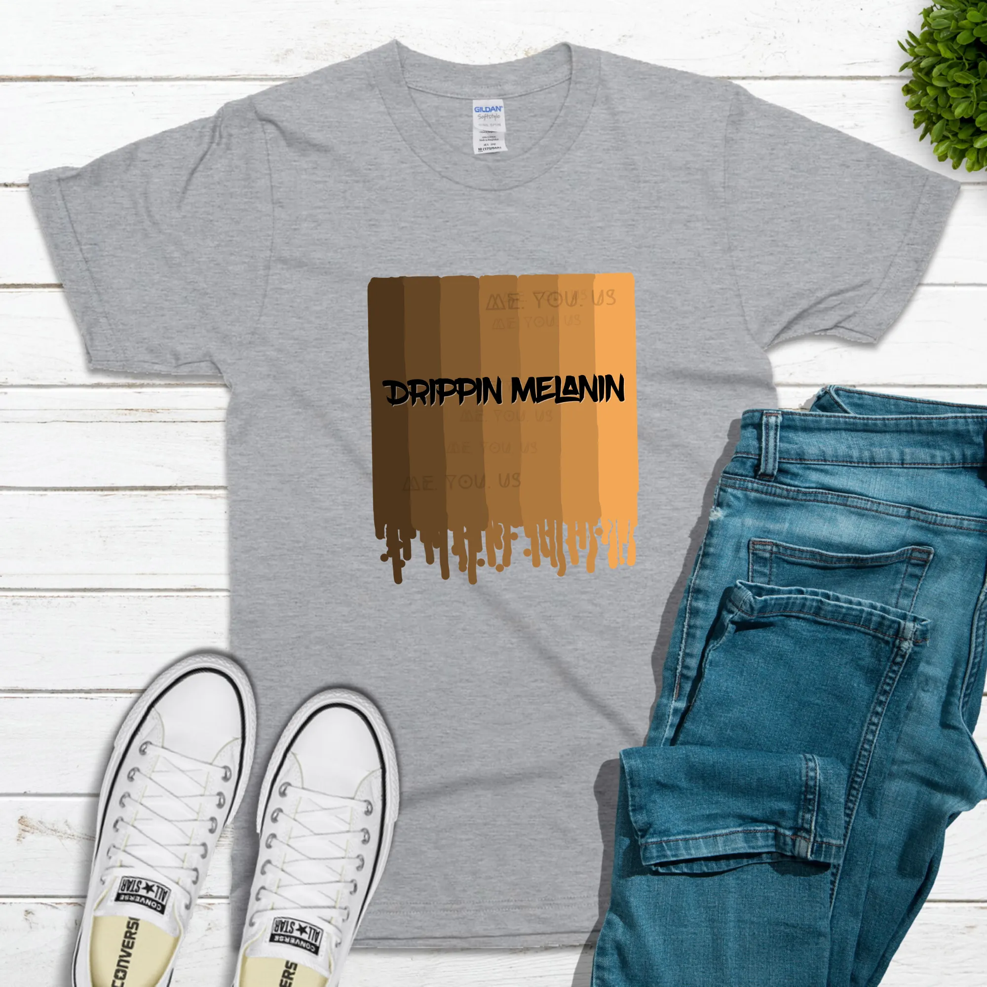 Drippin' Melanin' Shirt (Mens).