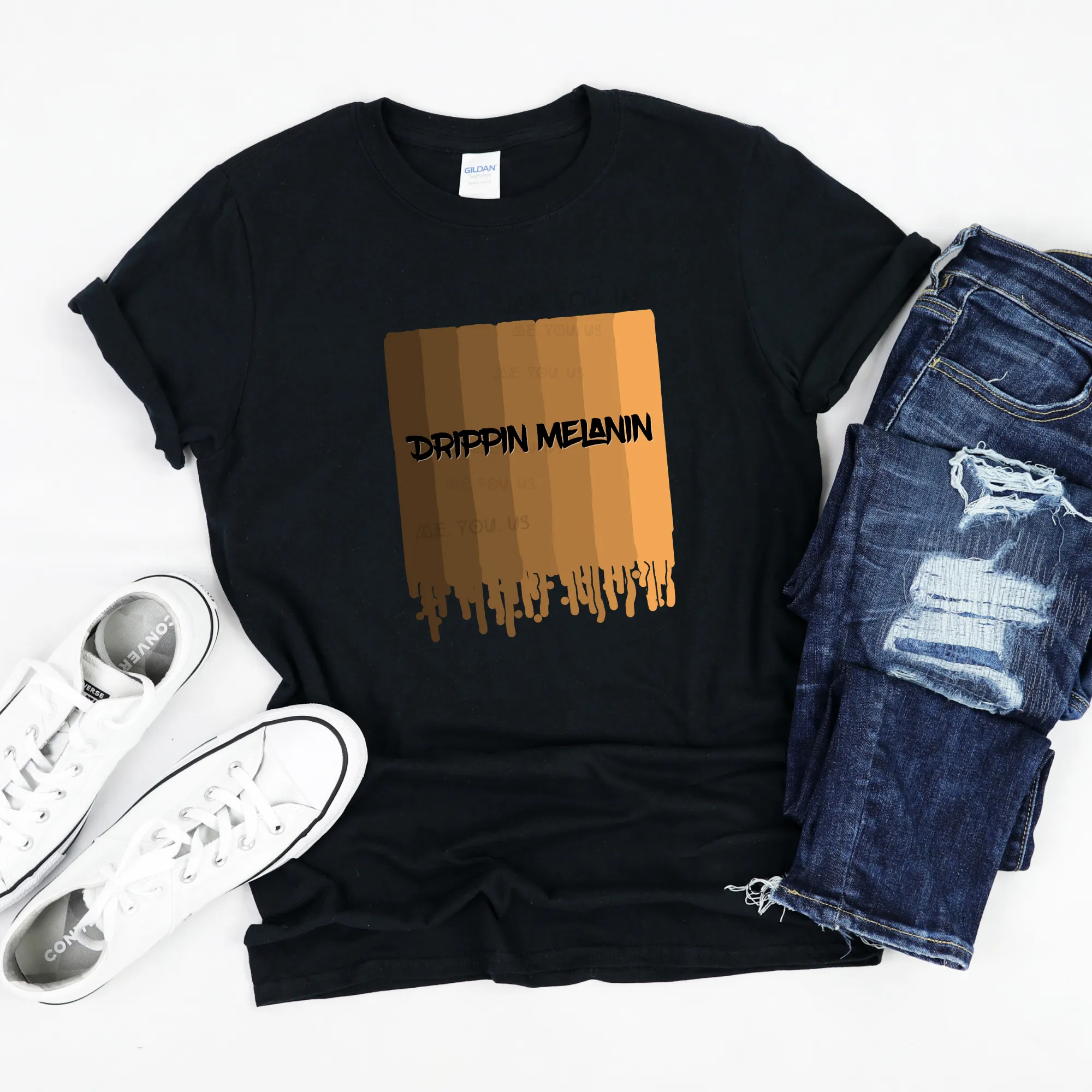 Drippin' Melanin' Shirt (Mens).