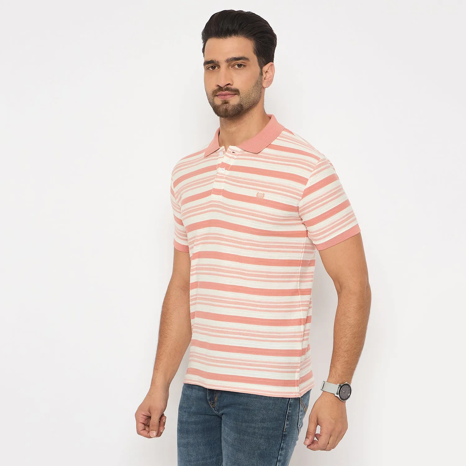 Duke Urban Men Half Sleeve Cotton Tshirt (LF7386)