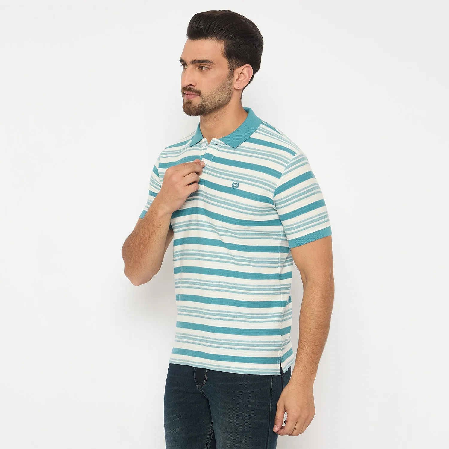 Duke Urban Men Half Sleeve Cotton Tshirt (LF7386)