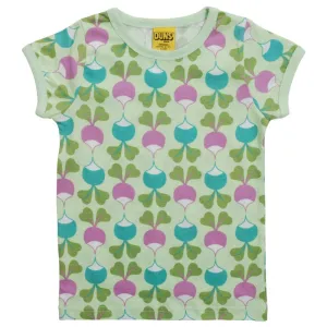DUNS Sweden Kids Big Radish T-shirt - Patina Green