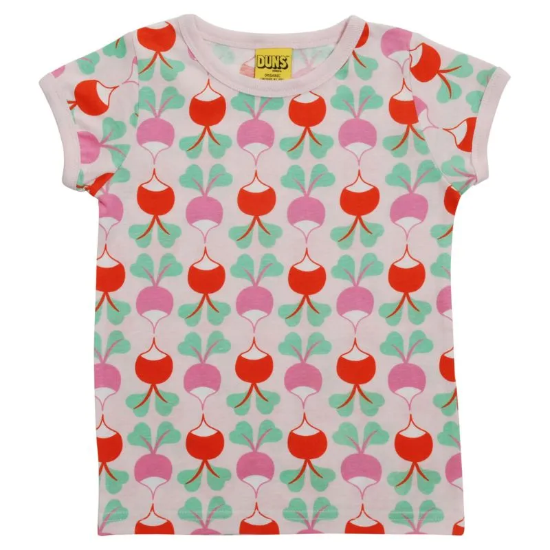 DUNS Sweden Kids Big Radish T-shirt - Pink