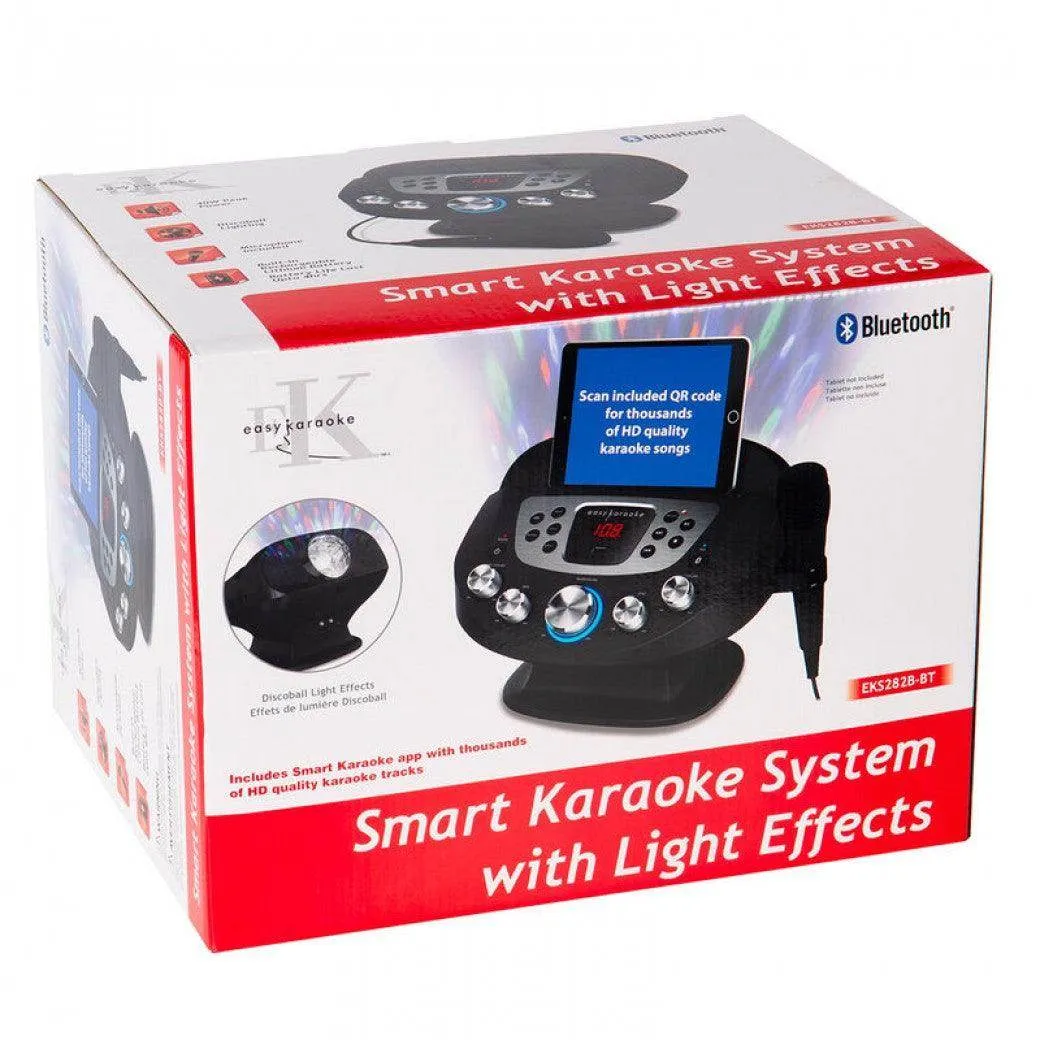 Easy Karaoke Smart Bluetooth® System with Light Effects   1 Microphone
