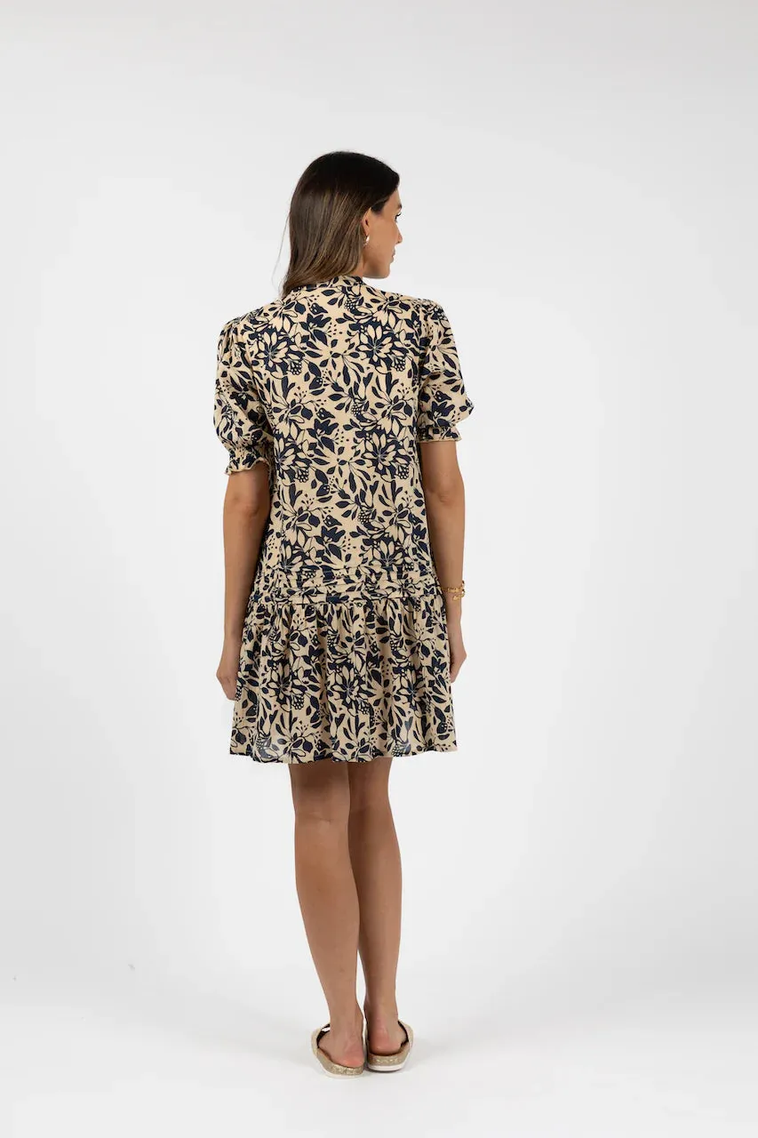 Eden Shift Dress - Navy