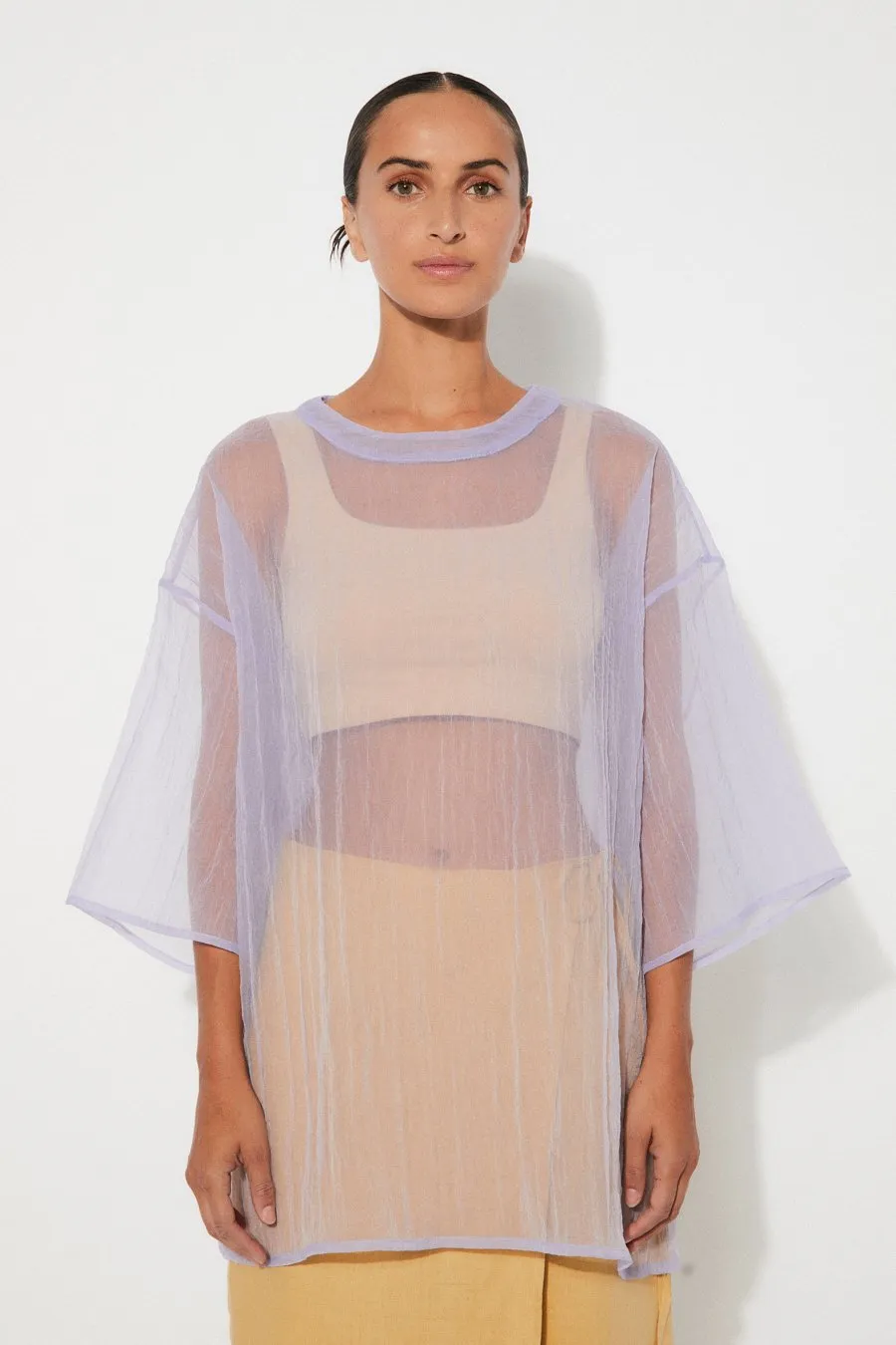 Eduli Sheer T-Shirt Lilac