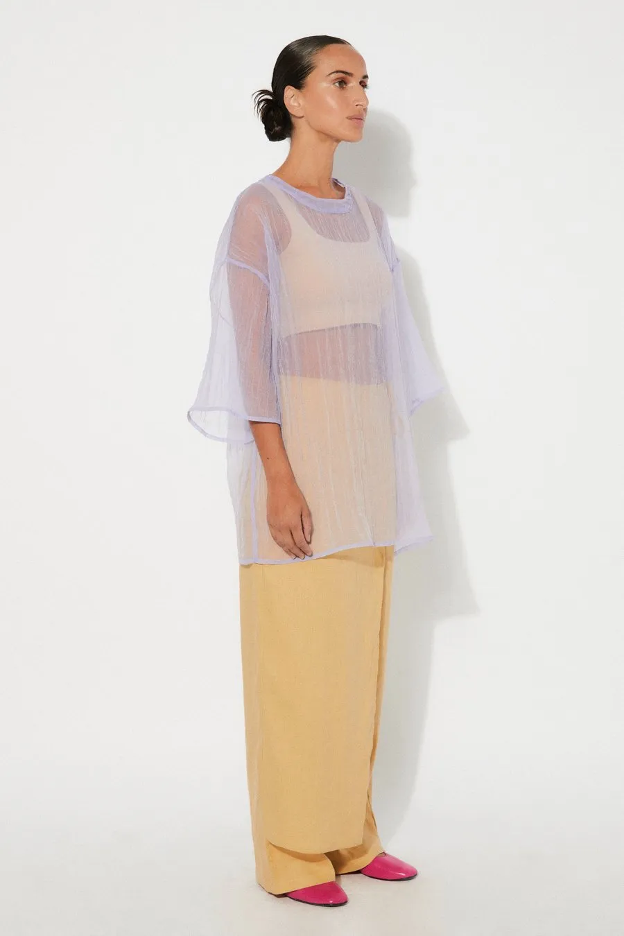 Eduli Sheer T-Shirt Lilac