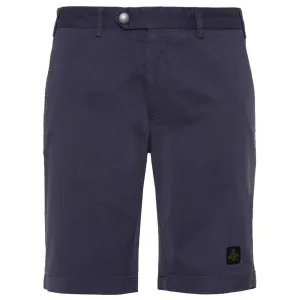 Elegant Beige Bermuda Shorts with Logo Patch