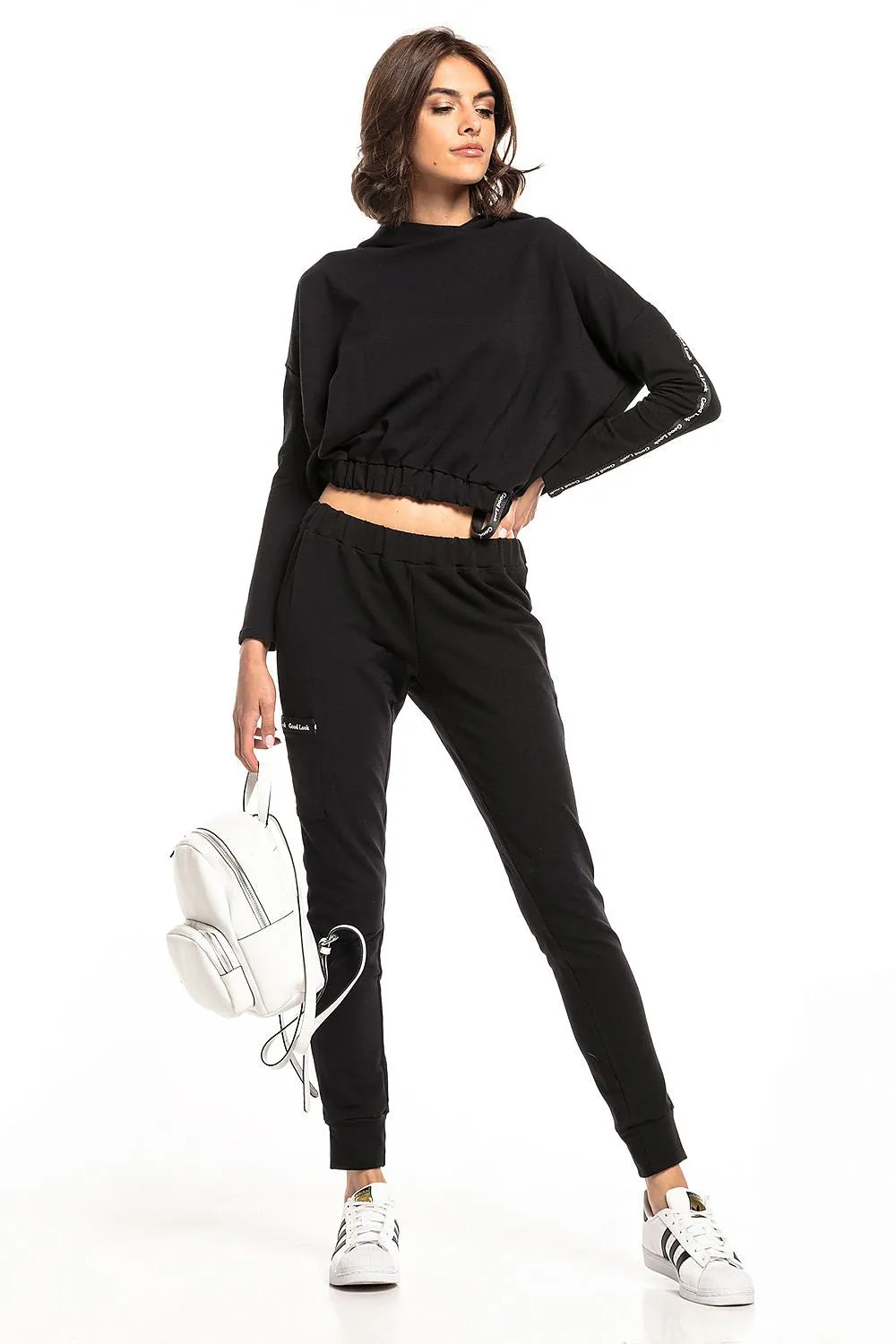 Elegant Drawstring Trousers with Pockets