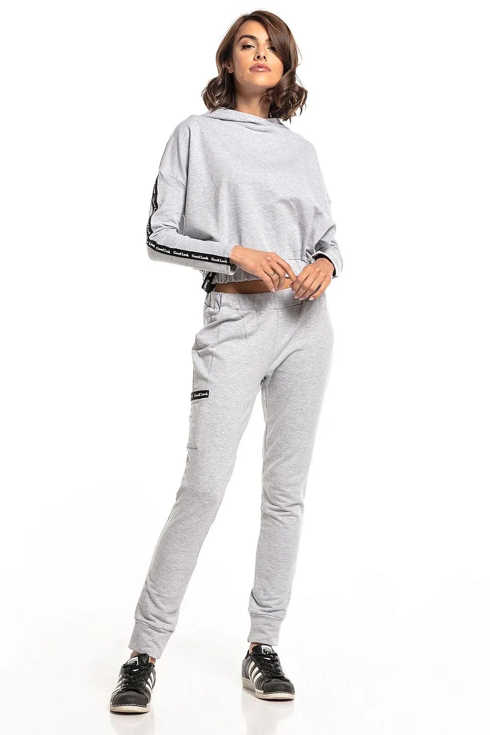 Elegant Drawstring Trousers with Pockets