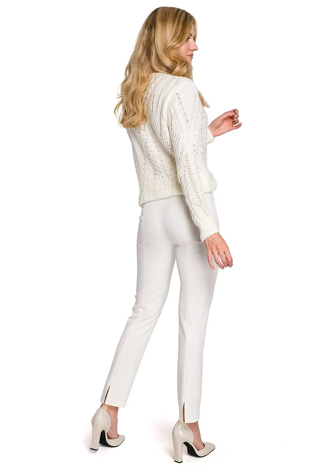 Elegant Front Pleat Trousers