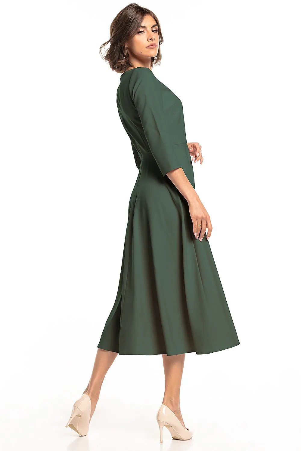 Elegant Zippered Maxi Dress