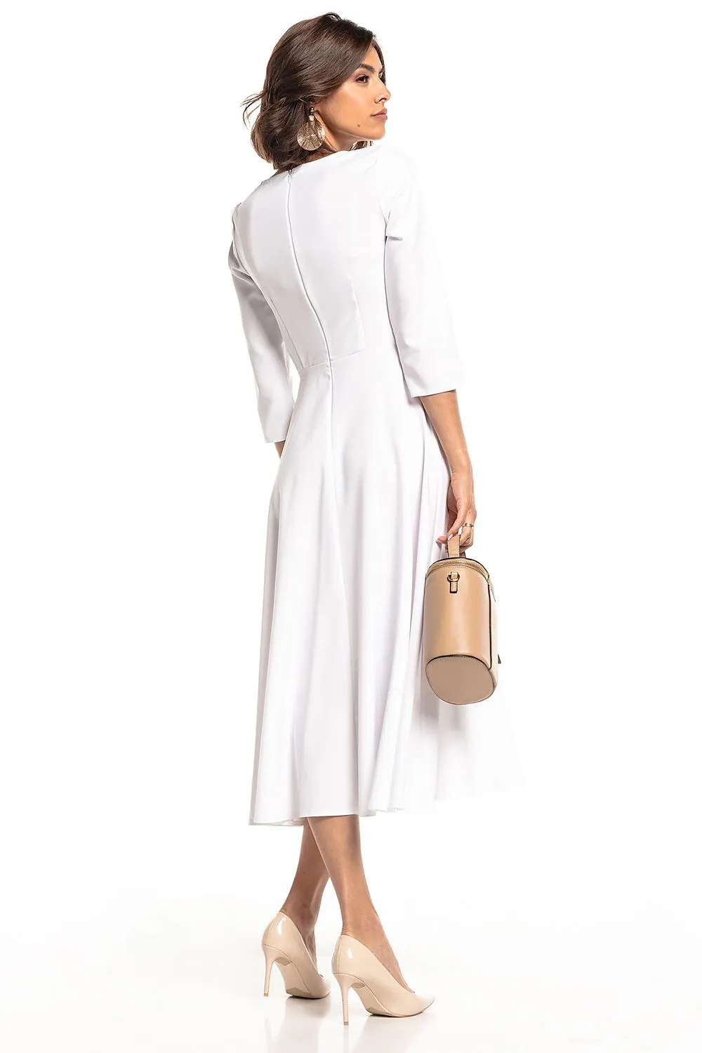 Elegant Zippered Maxi Dress