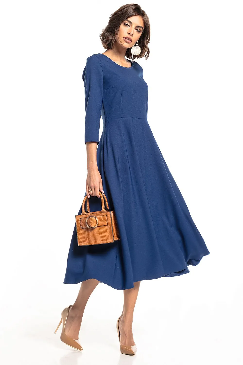 Elegant Zippered Maxi Dress