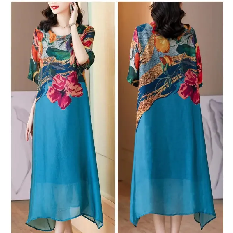 Elena® | Elegant floral print dress