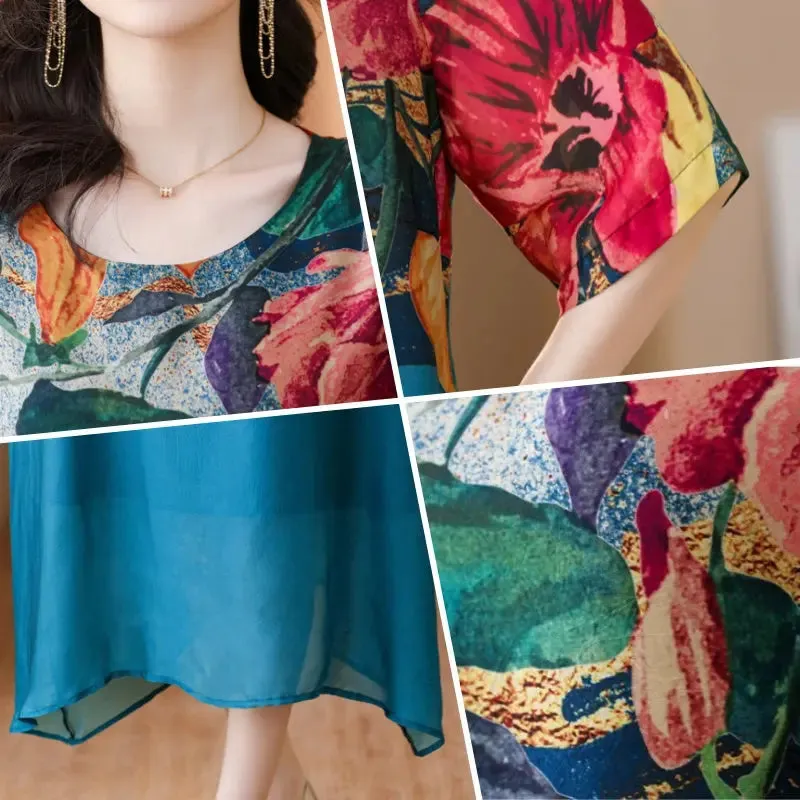 Elena® | Elegant floral print dress