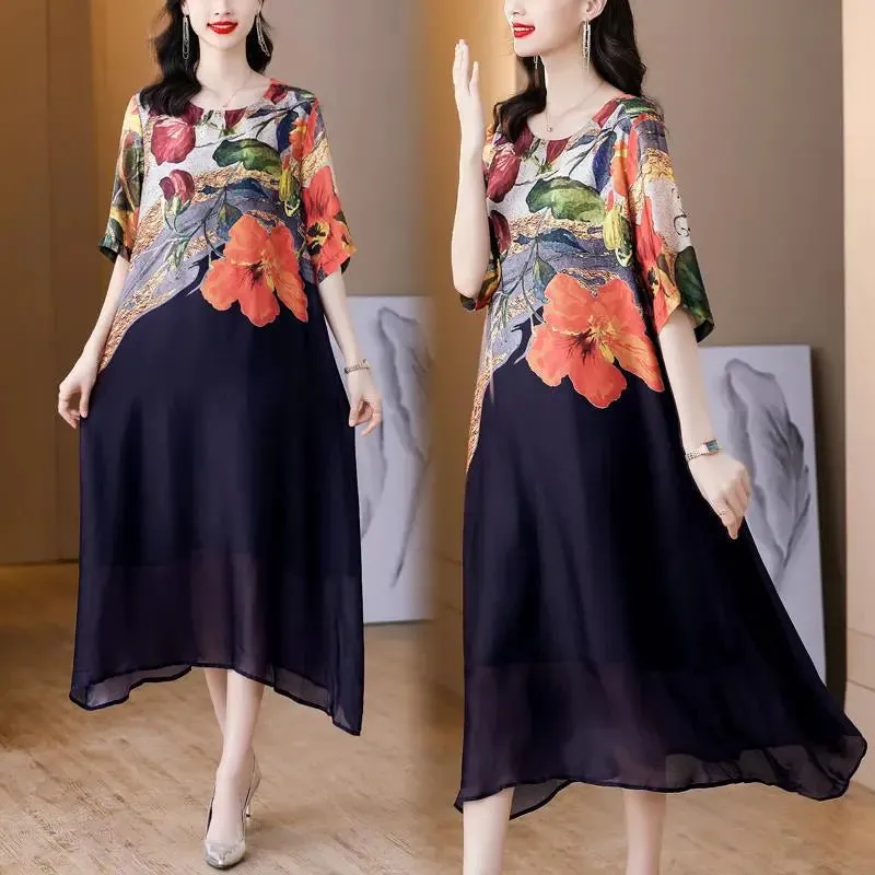 Elena® | Elegant floral print dress