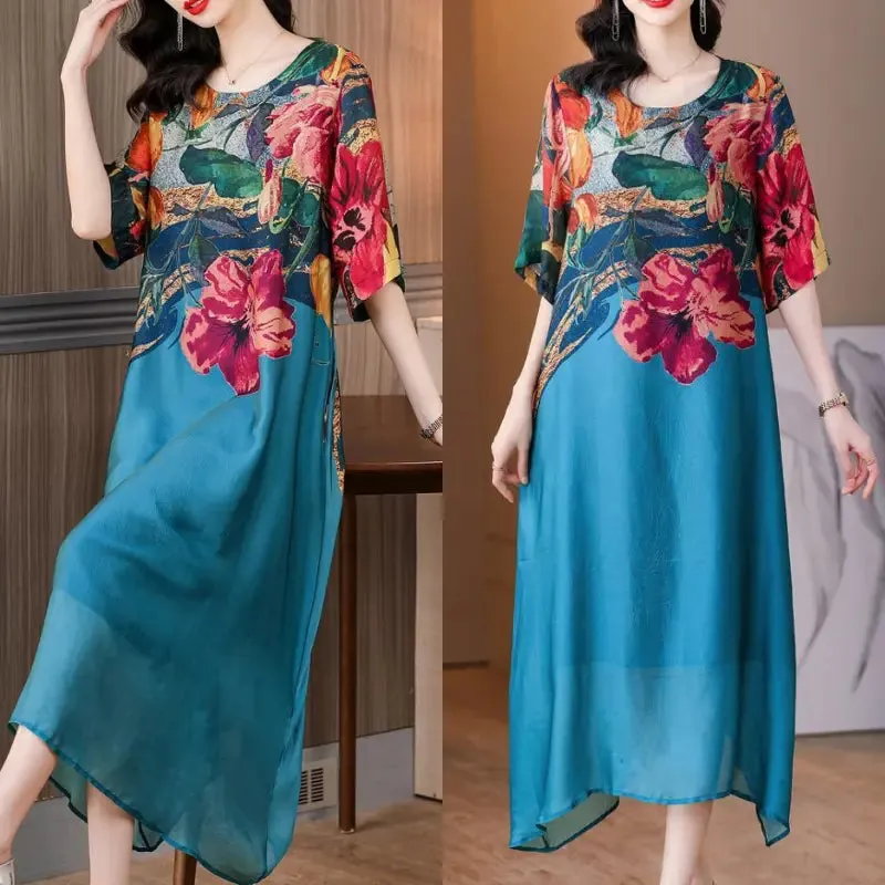 Elena® | Elegant floral print dress