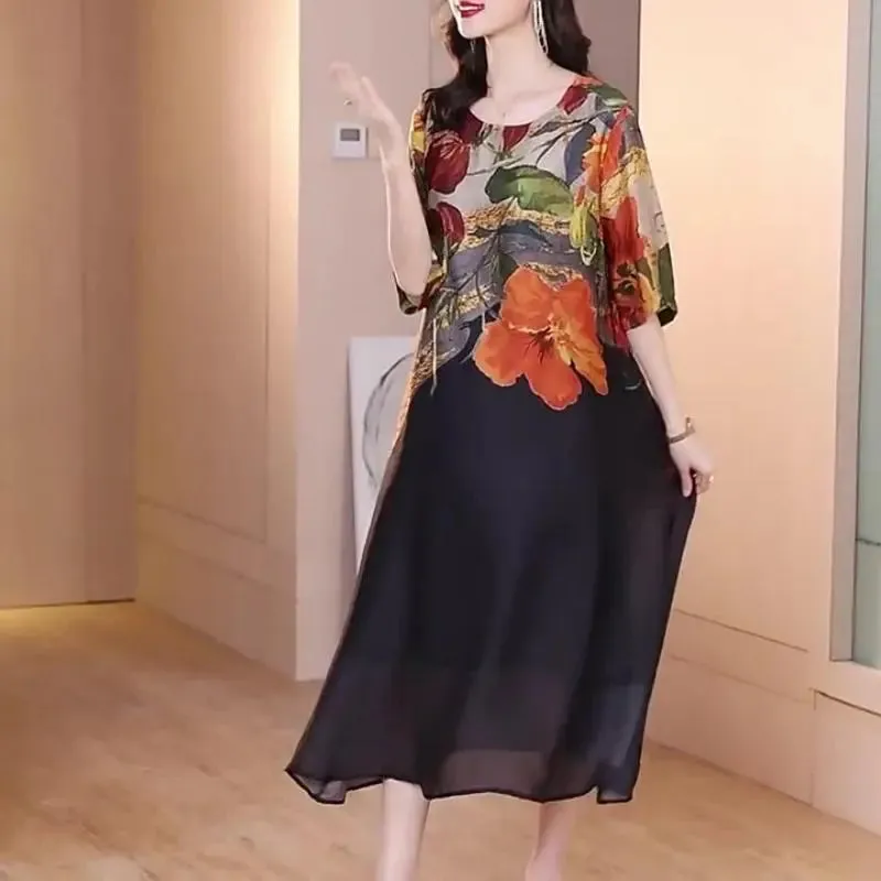Elena® | Elegant floral print dress