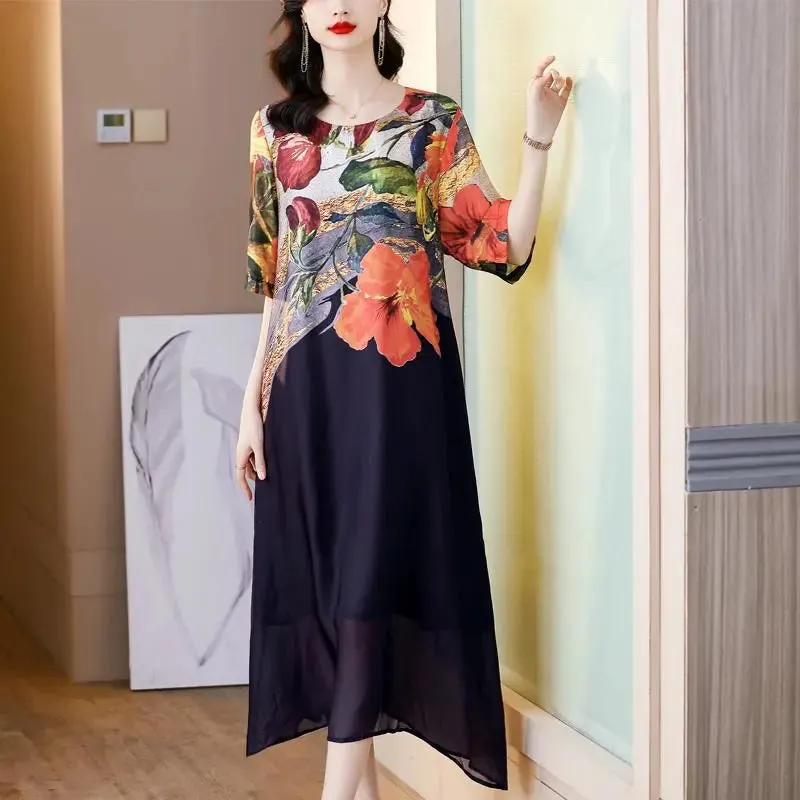 Elena® | Elegant floral print dress
