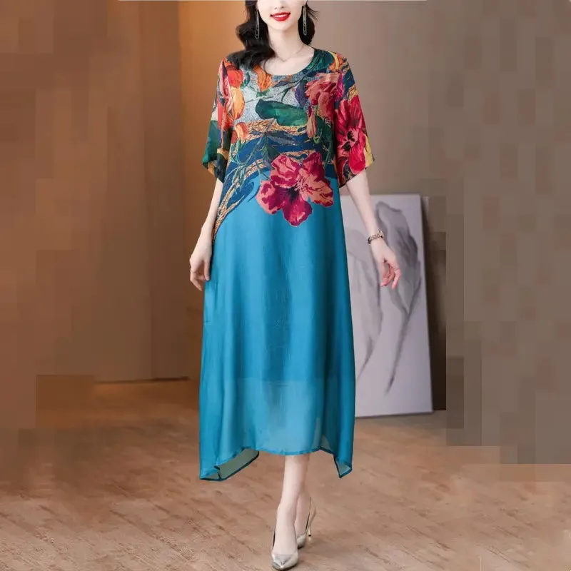 Elena® | Elegant floral print dress