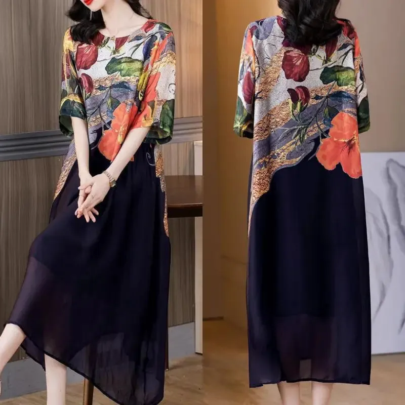 Elena® | Elegant floral print dress