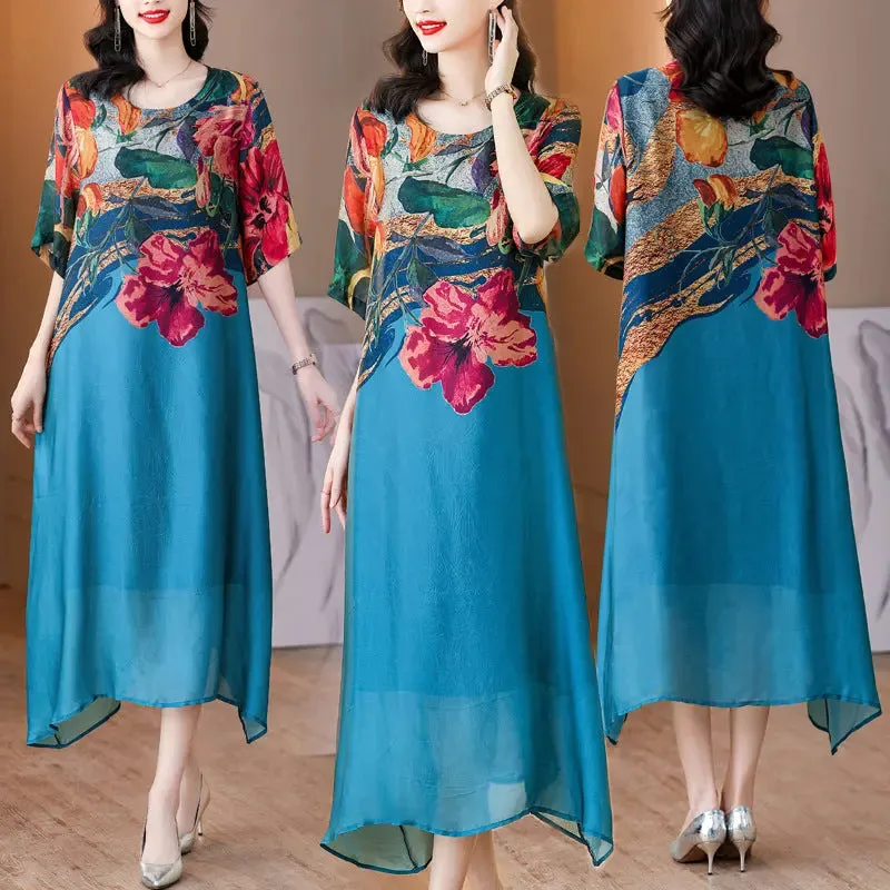 Elena® | Elegant floral print dress