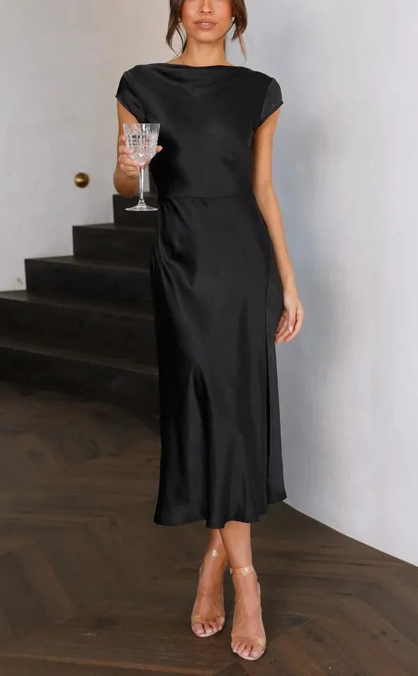 Eliza - Elegant swag dress