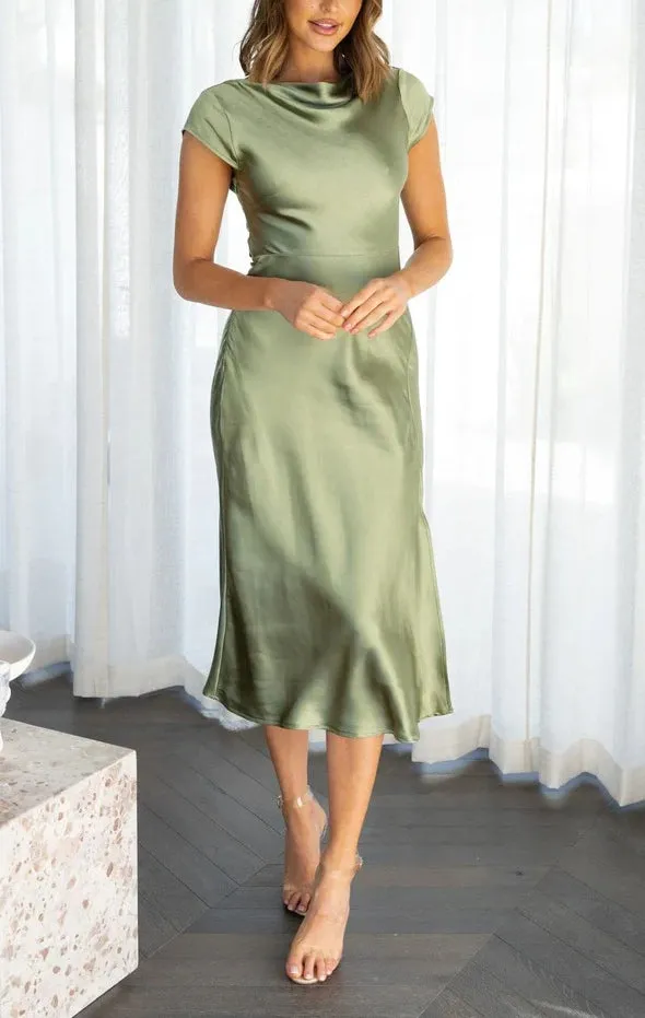 Eliza - Elegant swag dress