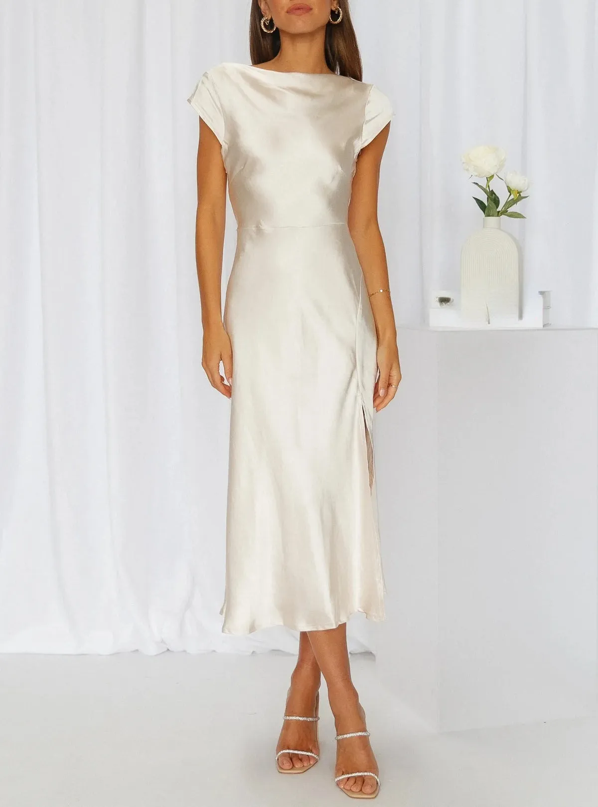 Eliza - Elegant swag dress
