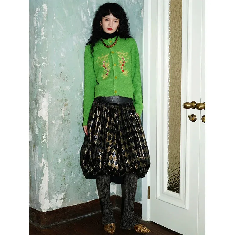 Embroidered Dragon Cardigan