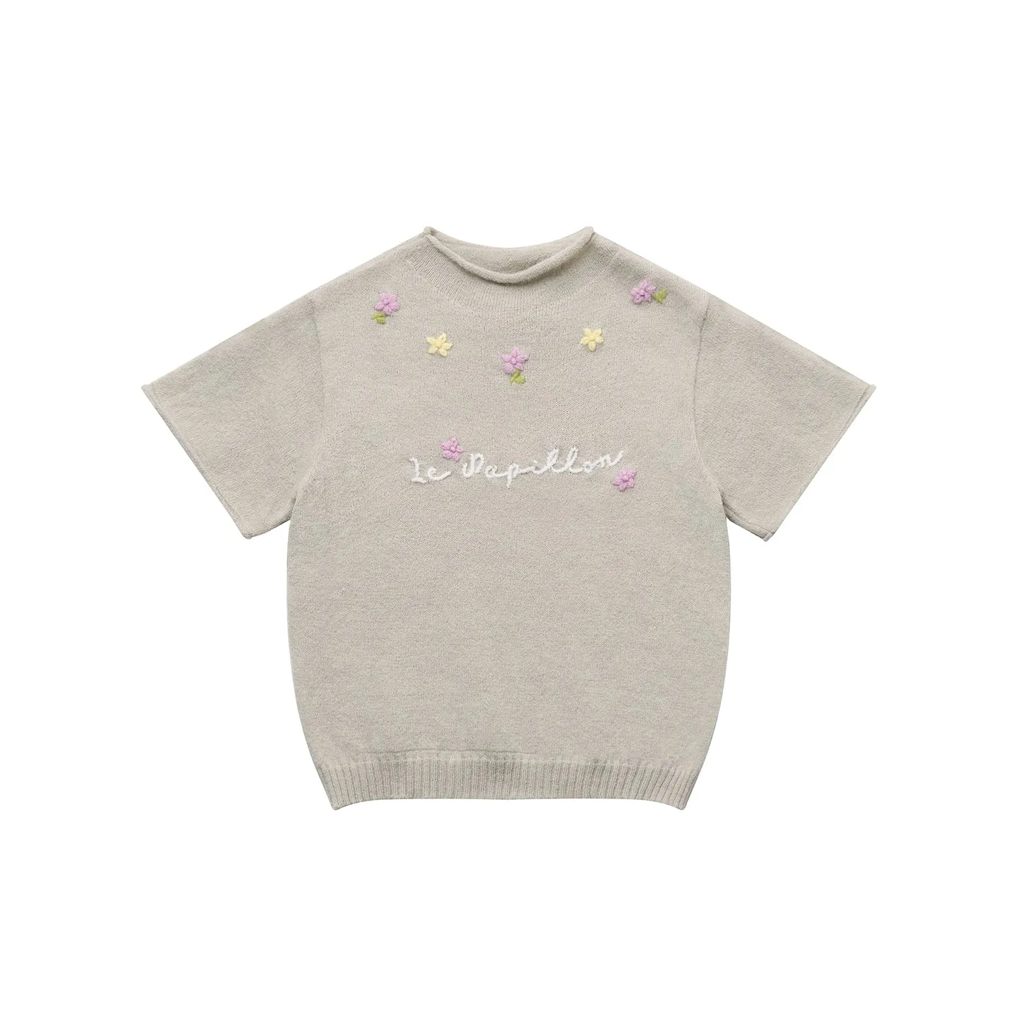 Embroidered Knit Sweater
