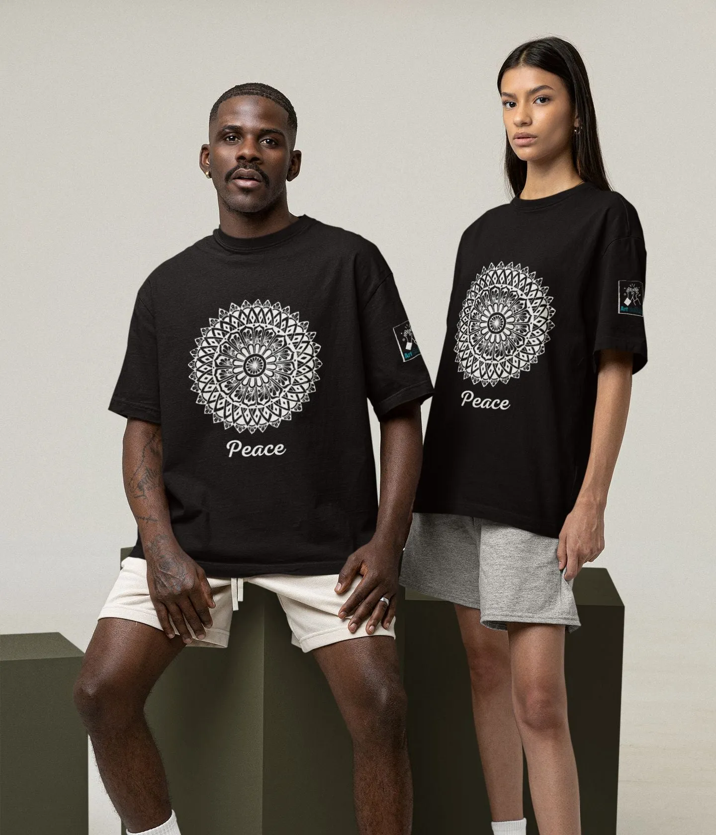 Enchanted - Oversized Classic T-Shirt - Dark