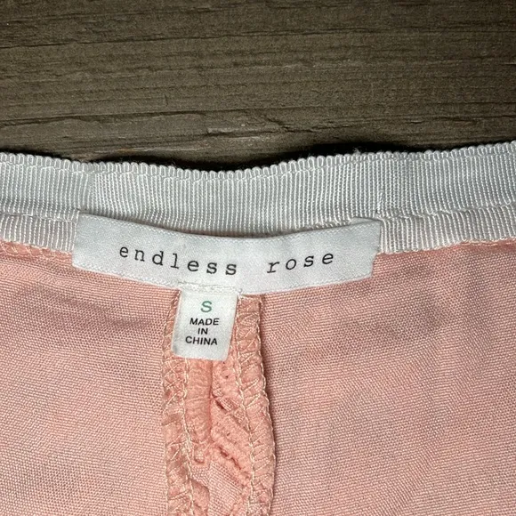 Endless Rose Pink Lace Shorts Small