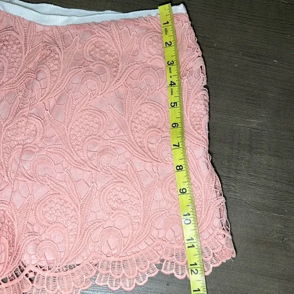 Endless Rose Pink Lace Shorts Small