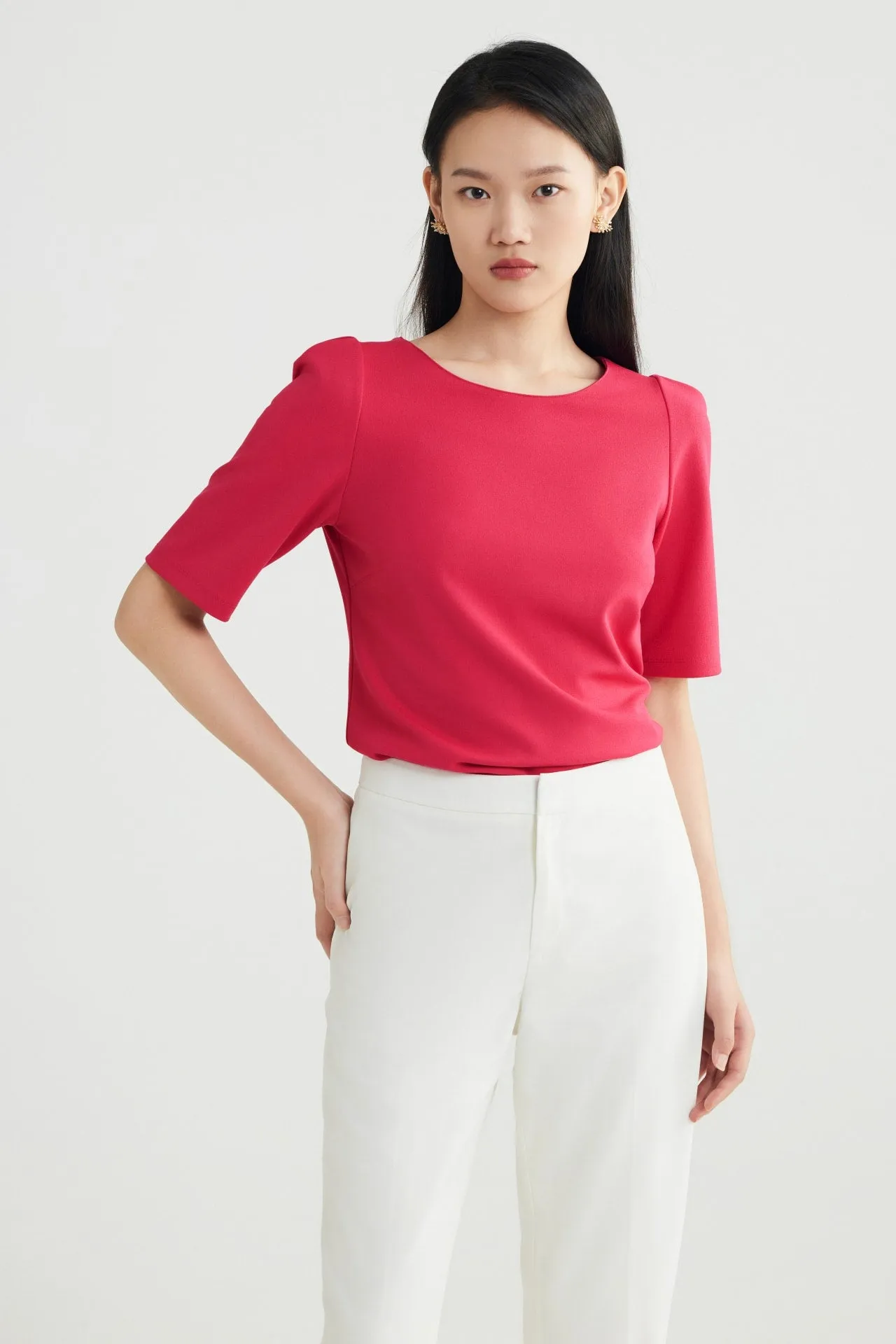 Essential Collar Knit Top