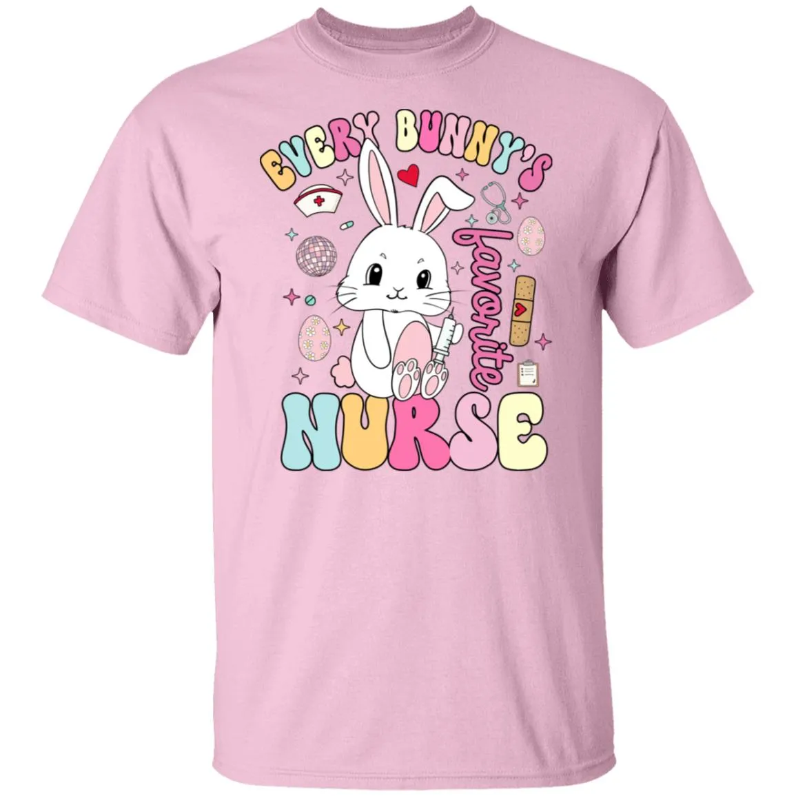 Every Bunny Favorite's Nurse 5.3 oz. T-Shirt