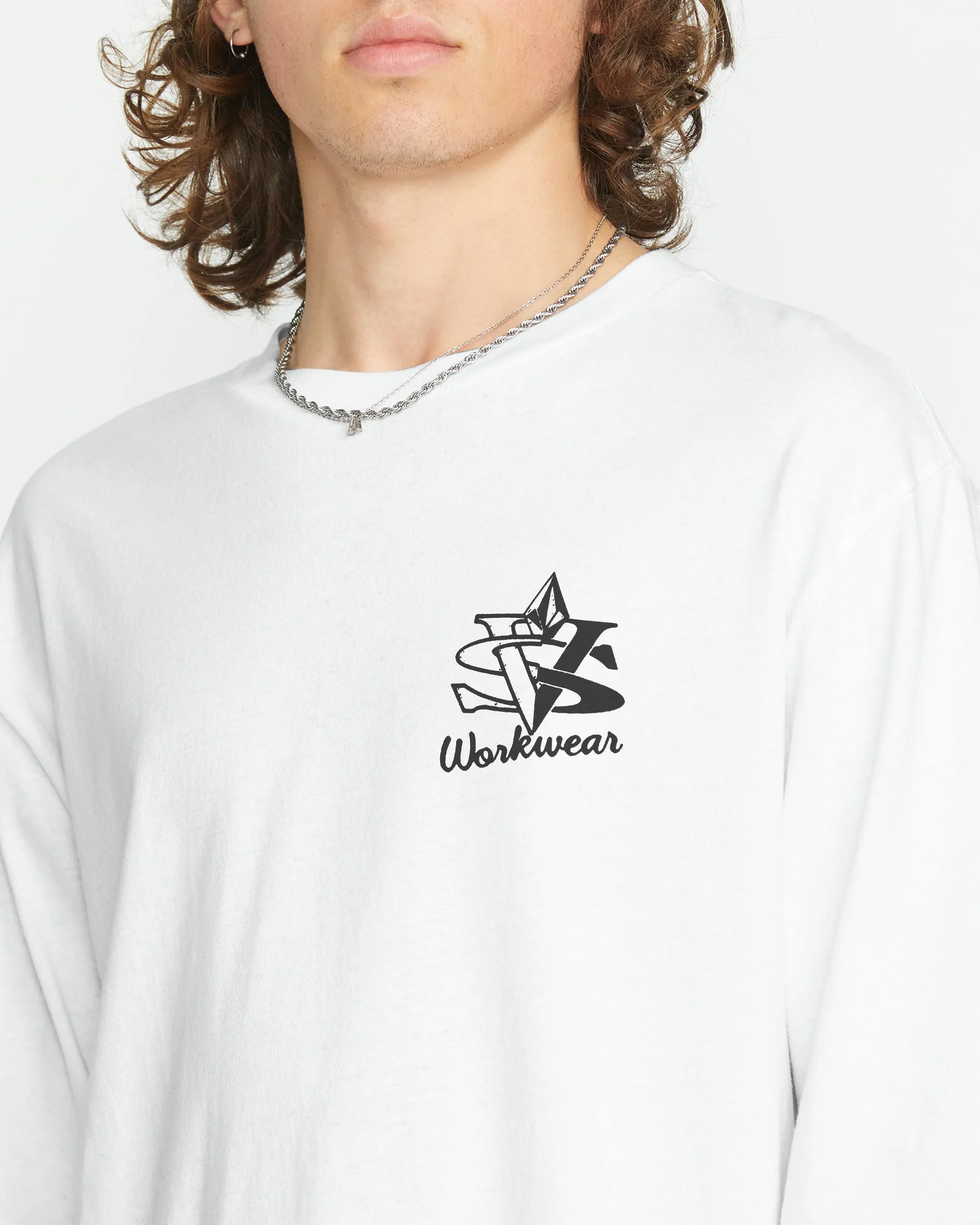 Excavator T-shirt - WHITE