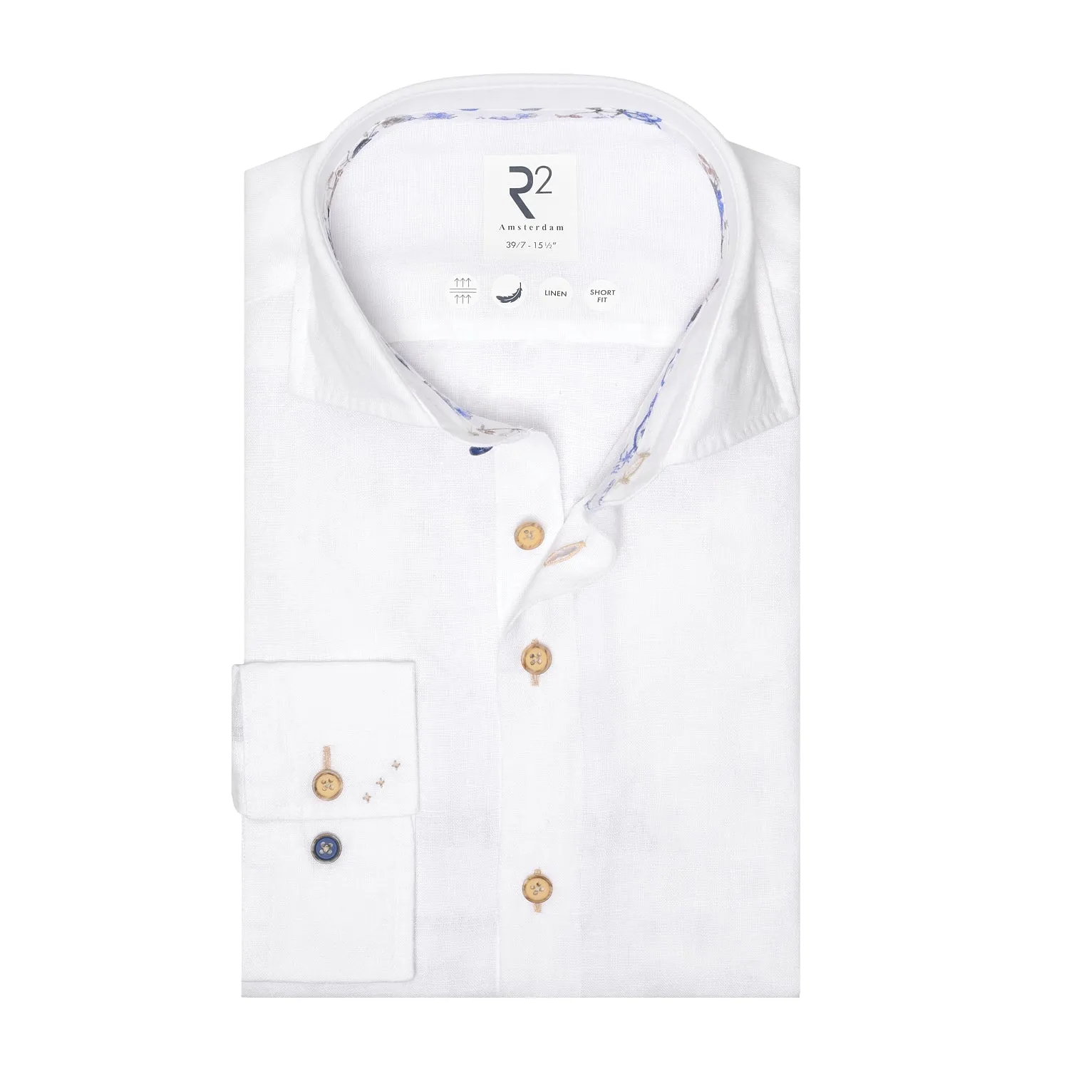 Extra long sleeves. Linen shirt