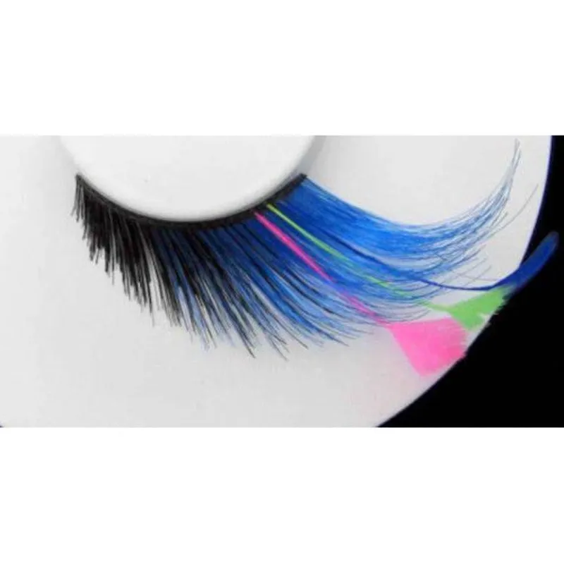 Eyelashes-Feather Tip Black/Blue