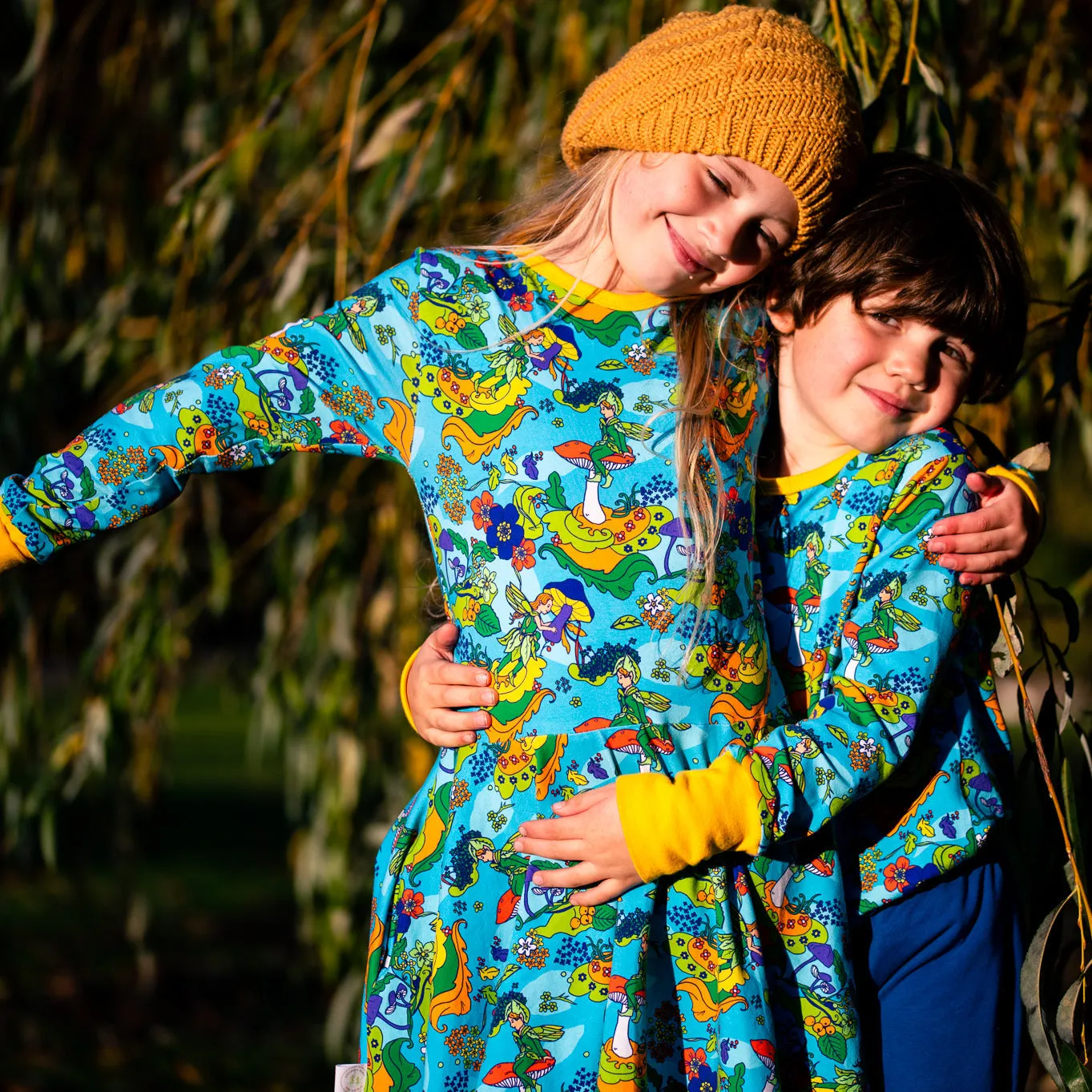 Fairy Garden Long Sleeve Dress - 2 Left Size 2-3 & 9-10 years