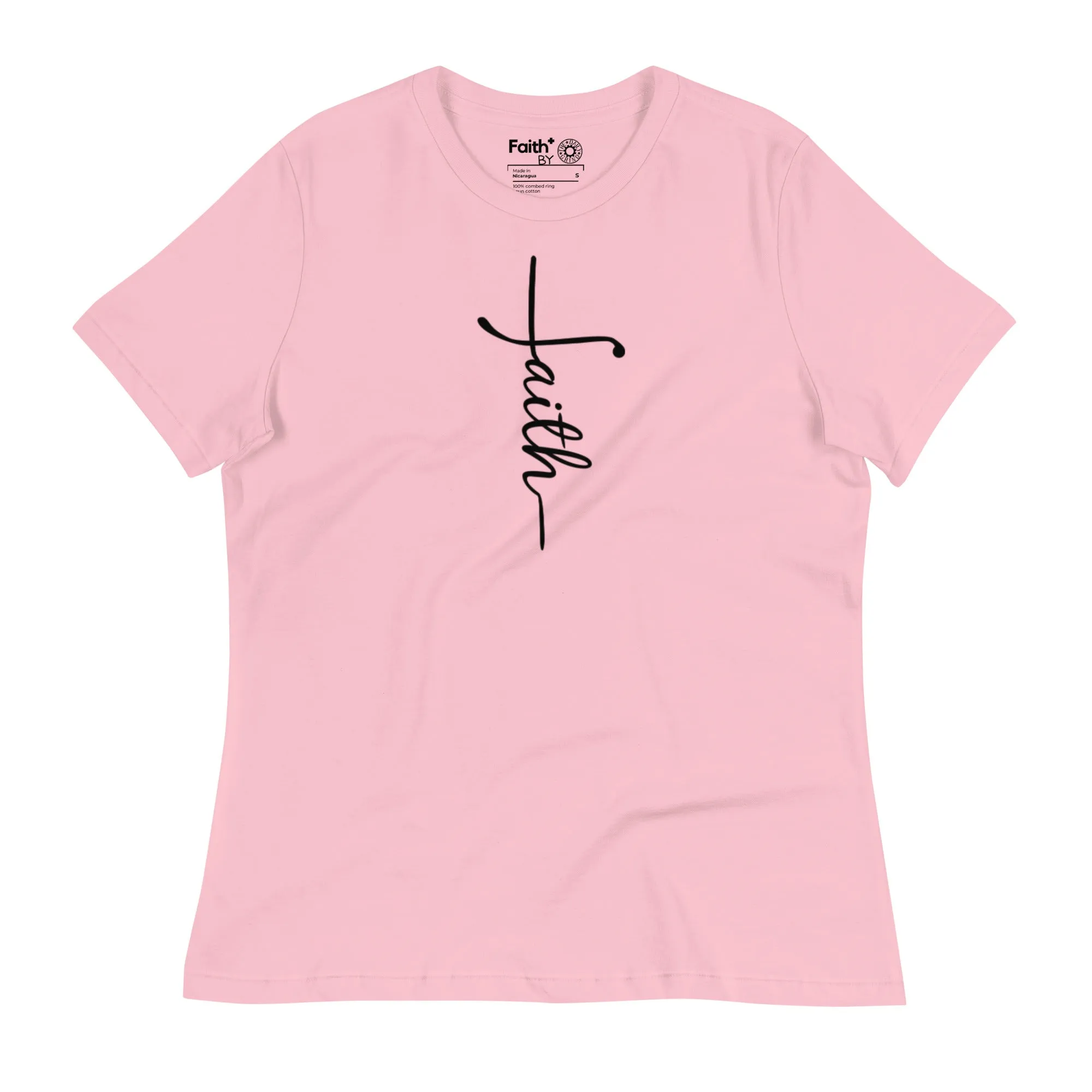 Faith (black) Women's Relaxed T-Shirt