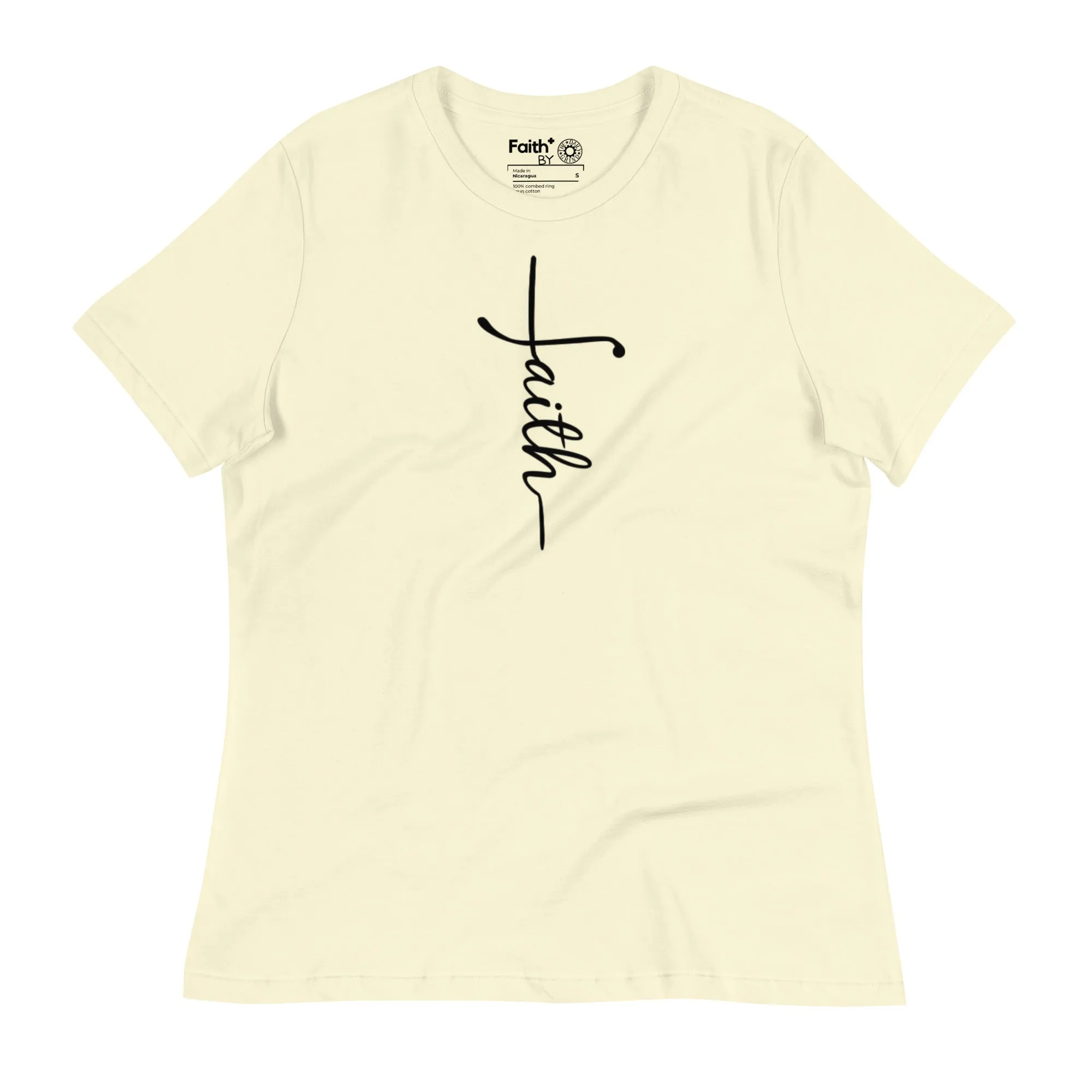 Faith (black) Women's Relaxed T-Shirt