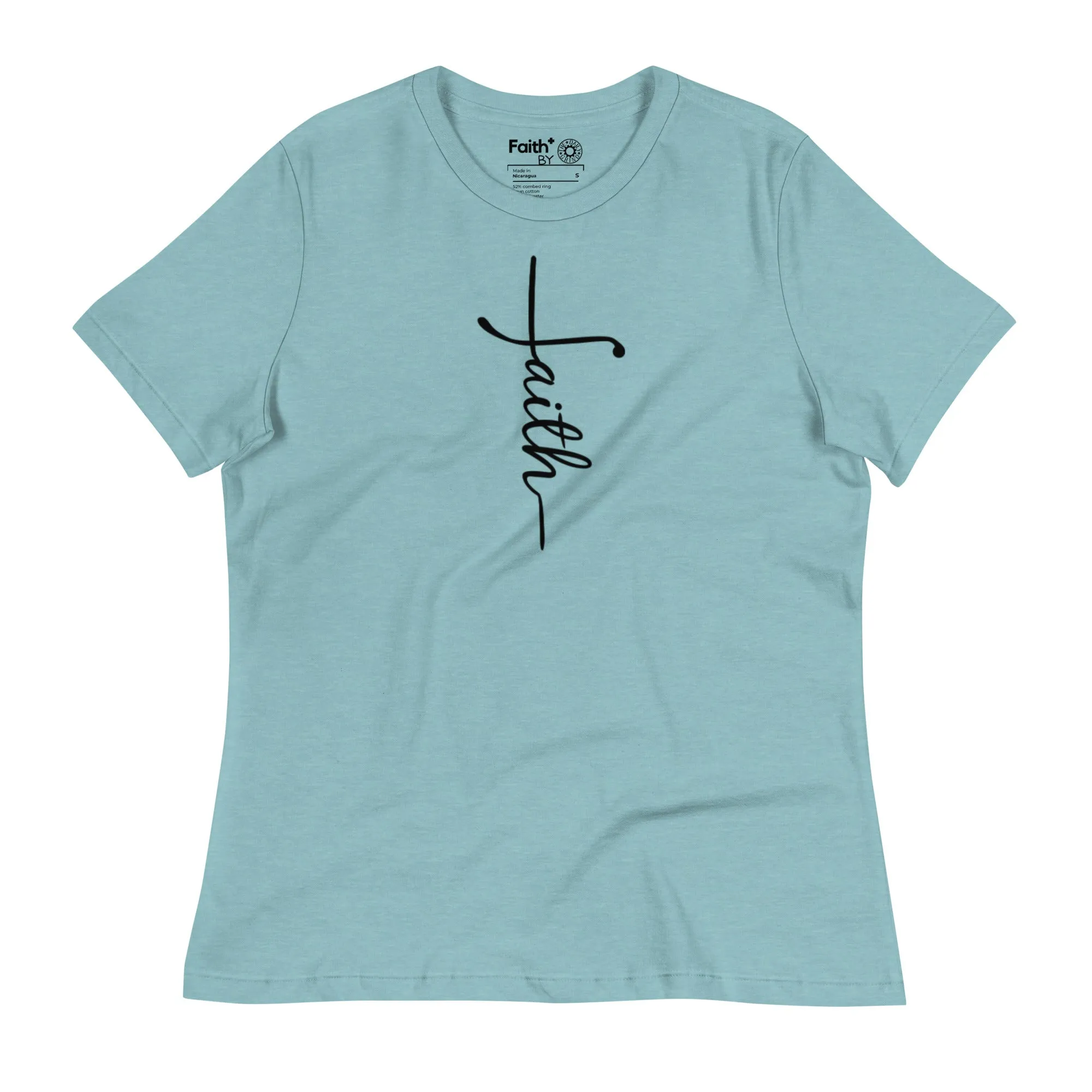 Faith (black) Women's Relaxed T-Shirt