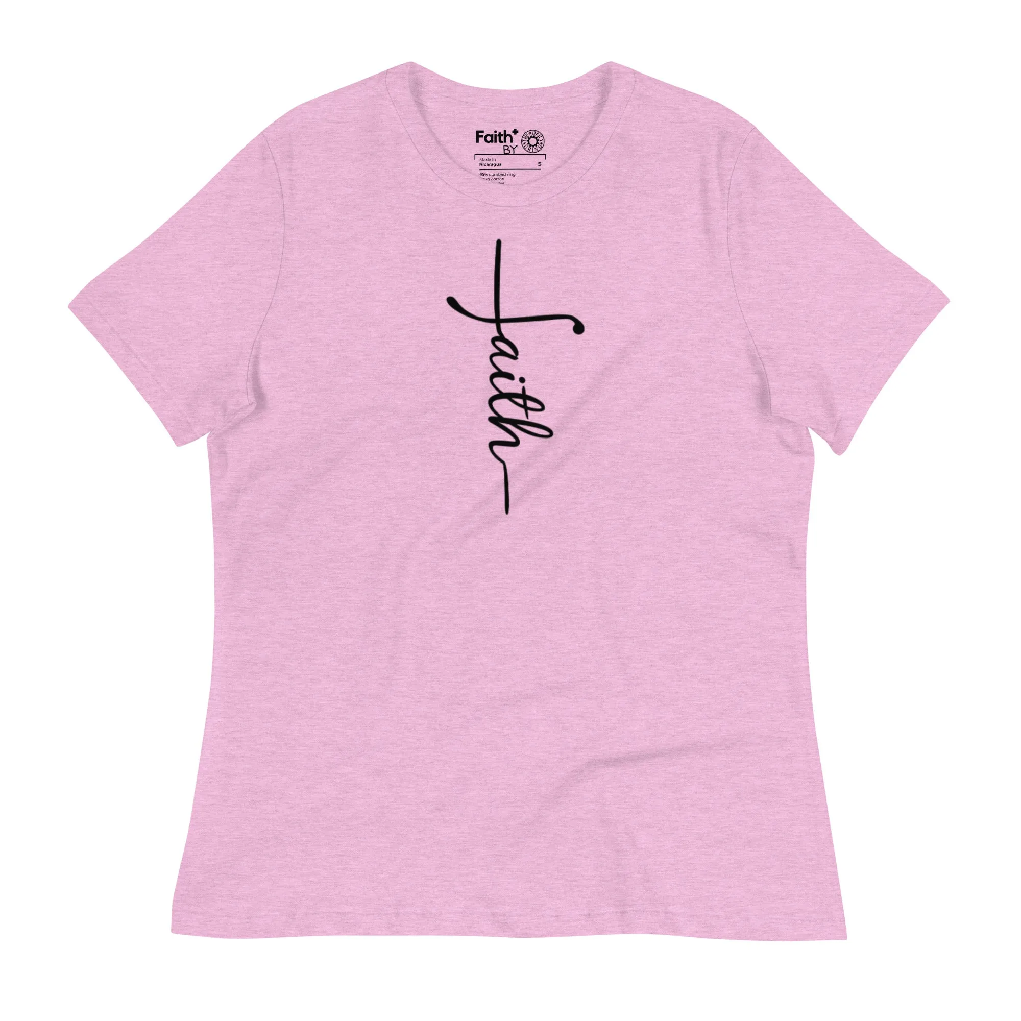 Faith (black) Women's Relaxed T-Shirt